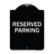 Signmission Reserved Parking Bright Yellow Heavy-Gauge Aluminum Architectural Sign, 24" x 18", BW-1824-22991 A-DES-BW-1824-22991 - alternate 1